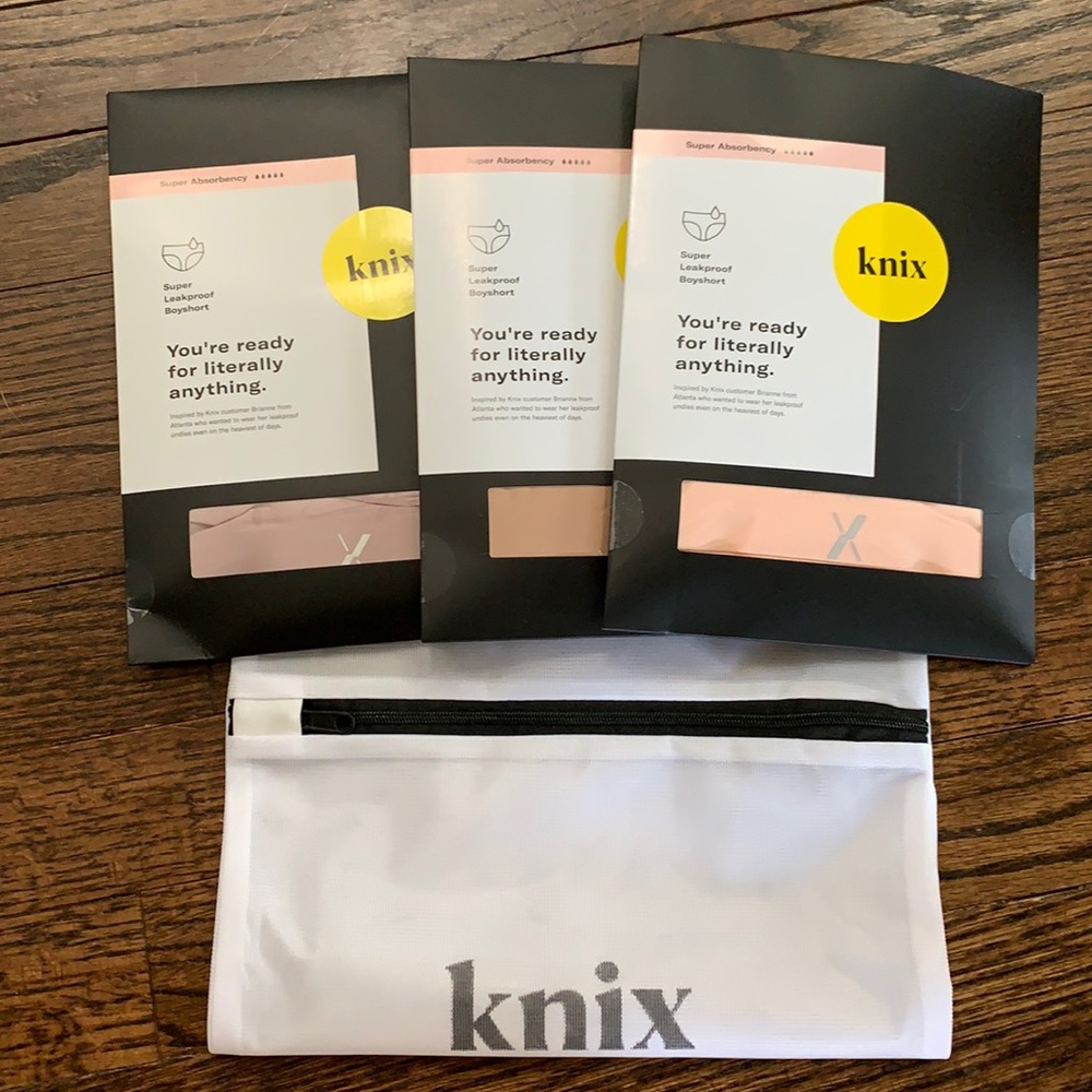 UNOPENED Knix leakproof boy short underwear